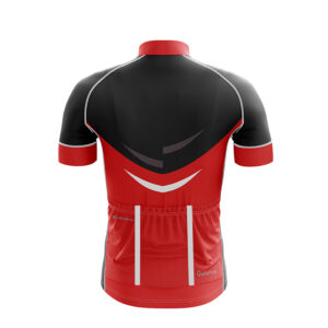 Men Cycling Jerseys | Customised Cycle Apparel for Boys Red & Black Color