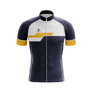 Mens Cycling Jersey Biking Bicycle Jersey Navy Blue Color