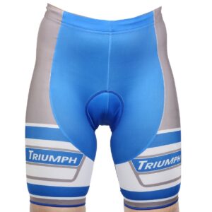 Men’s Cycling Bike Shorts 3D Padded Bicycle Riding Pants Tights, Anti-Slip Design, Breathable & Comfy Blue & Grey Color