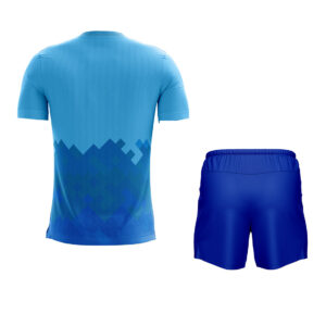 Running Sublimated Jersey & Dri-Fit Short For Men Blue Color