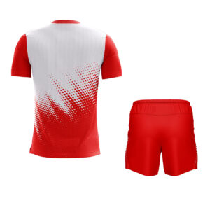 Training / Workout / GYM Jersey & Short For Men | Custom Sports T Shirts White & Red Color