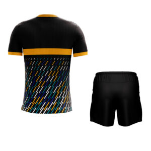 Workout / GYM Jersey & Short For Men | Exercise Running Sports T-Shirt for Men Black, Yellow & Multi Color
