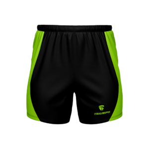 Running Shorts for Mens | Sports Shorts | Dri-Fit Shorts | Workout Shorts Black & Green Color