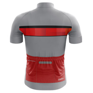 Printed Cycling Jersey for Men’s Biking Short Sleeve Jerseys Top Online Grey Color