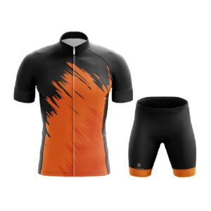 Custom Cycling Jerseys Online | Triumph Bicycle Clothing Orange & Black Color