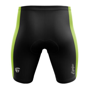 Gel Tech Padded Bicycle Shorts for Men | Cycling Bottom Wear Black & Green Color