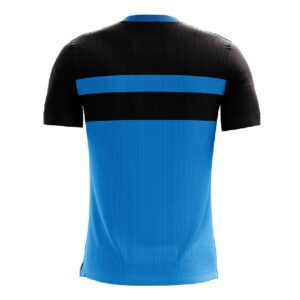 Men Cycling Jersey Breathable Short Sleeve Round Neck Tshirt Blue & Black Color