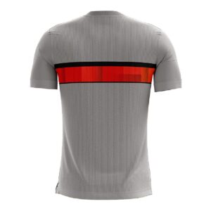 Road Cycling T-shirts Bicycle Jersey for Cyclist Grey & Red Color