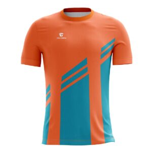 Women Cycling Shirts and Jersey | Men’s Customised Clothes Orange & Blue Color