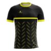 Long Riding Stylish Cycling T shirt for Men / Boy Black & Yellow Color