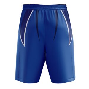 Men's Regular Fit Polyester Shorts – Quick Dry for Basketball Workout Sports Blue Color