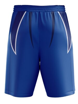 Men's Regular Fit Polyester Shorts – Quick Dry for Basketball Workout Sports Blue Color