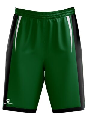 Men Basketball Shorts I Quick Dry Running I Gym I Workout Sports Green & Black Color