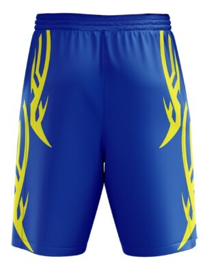 Basketball Shorts | Active Athletic Performance Shorts for Men Blue & Yellow Color