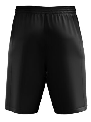 Black Casual Men Basketball Shorts with Pockets for Running Workout Activewear Black Color
