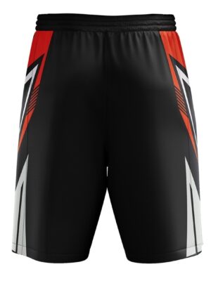 Basketball Shorts for Boys | Workout Sports Track Shorts with Pockets Black & Red Color