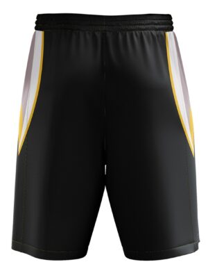 Basketball Sports Shorts for Men with 2 Pockets Black & White Color