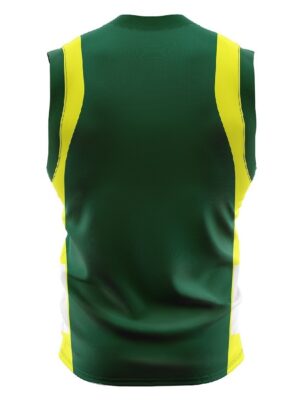 Basketball Jersey For Men | Custom Printed Sportswear Green & Yellow Color
