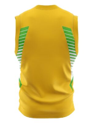 Men Sleeveless Basketball Jersey | Custom Sports Clothes Yellow Color