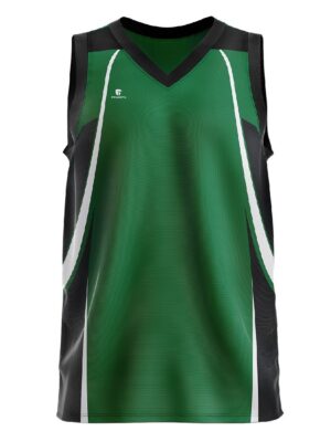 Basketball Jerseys For Boys | Custom Sportswear Green & Black Color