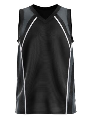 Boy Sleeveless Basketball Jersey | Custom Sports Clothes Black Color