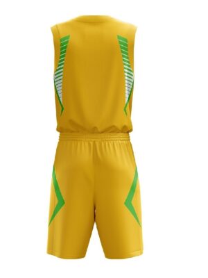 Custom Basketball Team Uniform | Mens Sports Clothing Yellow Color