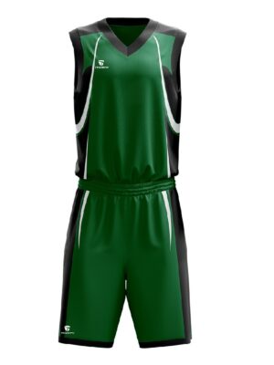 Basketball Jerseys For Boys | Custom Sportswear Uniform Green Color