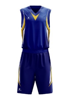 Mens Basketball Jersey | Team Uniform Add Name Number Logo Blue Color