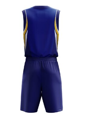 Mens Basketball Jersey | Team Uniform Add Name Number Logo Blue Color