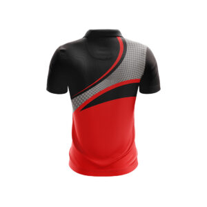 Men’s Cricket Sports Club Jersey New Design Cricket Shirt Red, Black & Grey Color