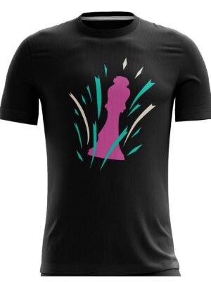 Chess T Shirt Online In India | Custom Sportswear Black Color