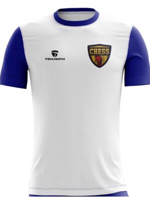 Chess Player T-Shirts | Triumph Sportswear Chess Collection White & Blue Color