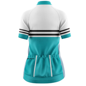 Mountain Bike Jersey Women | Quick Dry Cycling Jersey Biking Tees Tops Blue & White Color