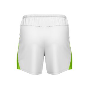 Men’s Designer GYM Workout Exercise Shorts White & Green Color