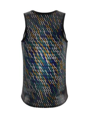 Men Singlet & Tank Top | Premium Multicolor Gym Vest Black Color