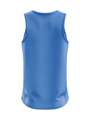 Men’s Workout Training Running Exercise Singlets Sky Blue Color