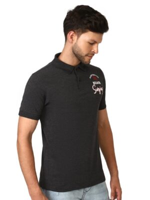 Men's Regular Fit Polo TShirt Black