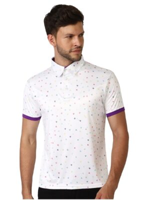 Polo Neck T Shirts for Men | Polyester Casual T-shirts