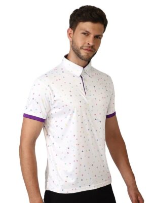 Polo Neck T Shirts for Men | Polyester Casual T-shirts