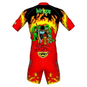 Ninja Skating Suit | Inline & Speed Skates Apparel Red Colour