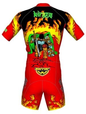 Ninja Skating Suit | Inline & Speed Skates Apparel Red Colour