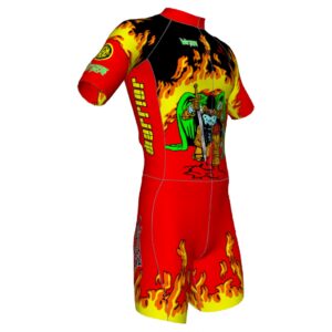 Ninja Skating Suit | Inline & Speed Skates Apparel Red Colour