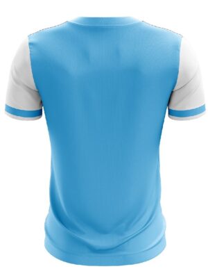 Men's Tennis Polo Shirts Short Sleeve Dry Fit Sports Jersey - Sky Blue Color