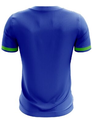 Mens Dri-FIT Short Sleeve Tennis T Shirt Jersey - Royal Blue Color