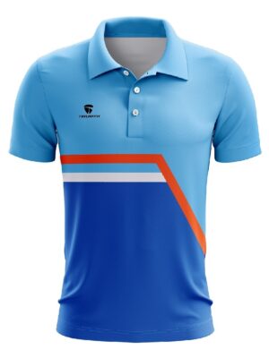 Men's Tennis Tshirt Regular Fit Polo Sky Blue
