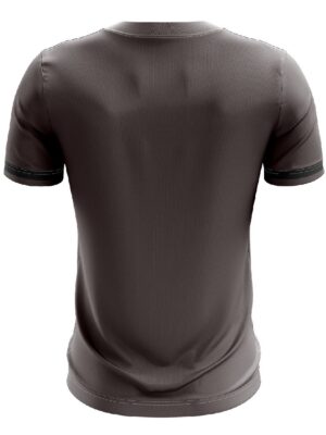 Dry Fit Athletic T Shirts for Tennis Running Workout Outdoor - White Dark Grey Color