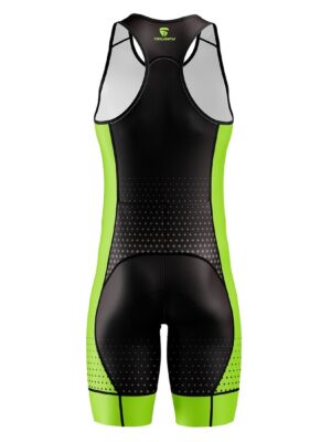 Sleeveless Tri Suits | Trisuit Triathlon Men | Men's Triathlon Trisuits Black & Green Color