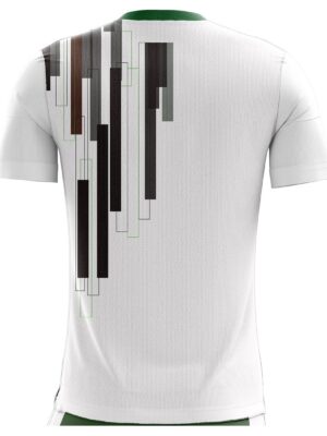 Customized Sports Jersey for Volleyball with Team Name Number - White Color