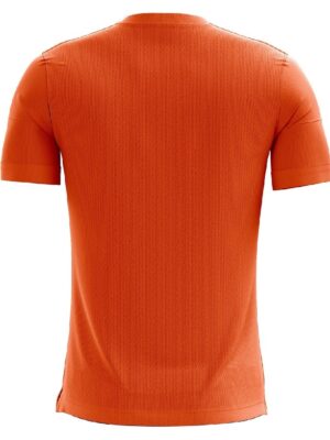 Sublimation Printed Volleyball Jersey Tees for Sports Players - Orange Color