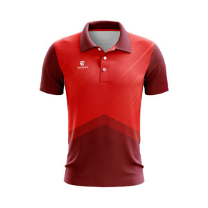 Cricket Club Shirt For Men Best Quality Cricket Sports Jersey Red Color